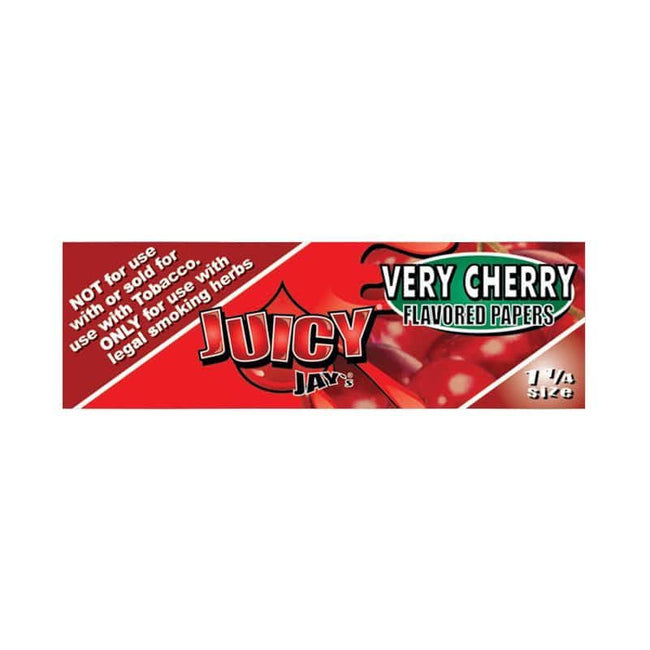 Juicy Jays Very Cherry Rolling Papers 1 1/4” 5 Pack