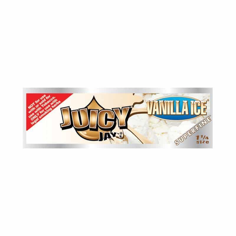 Juicy Jay Super Fine Vanilla Ice Rolling Papers 1 1/4” 5 Pack