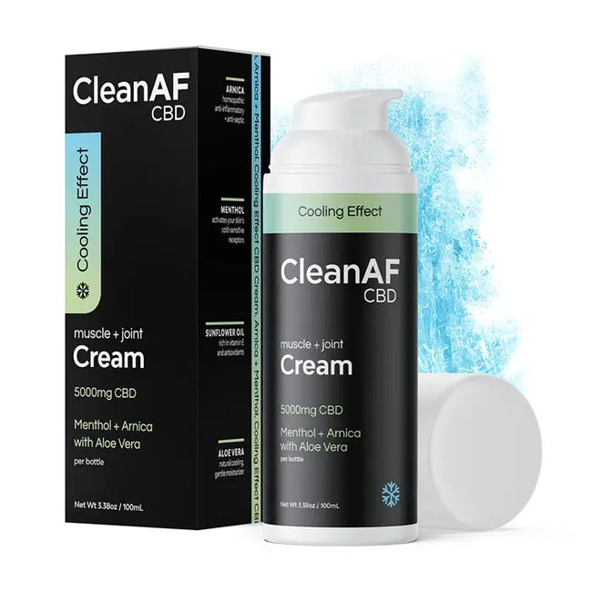 Cooling Pain Relief Cream with CBD and Menthol