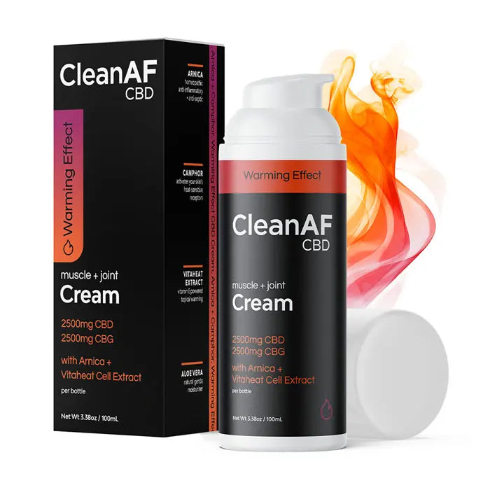 Warming Pain Relief Cream with CBD + CBG Best Sales Price - Topicals