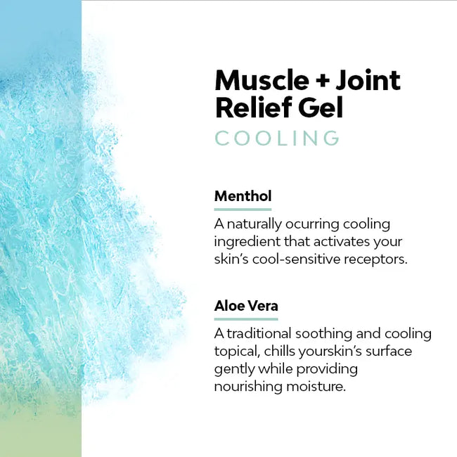 Cooling Pain Relief Roll-On Gel with CBD and Menthol