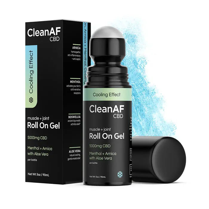 Cooling Pain Relief Roll-On Gel with CBD and Menthol