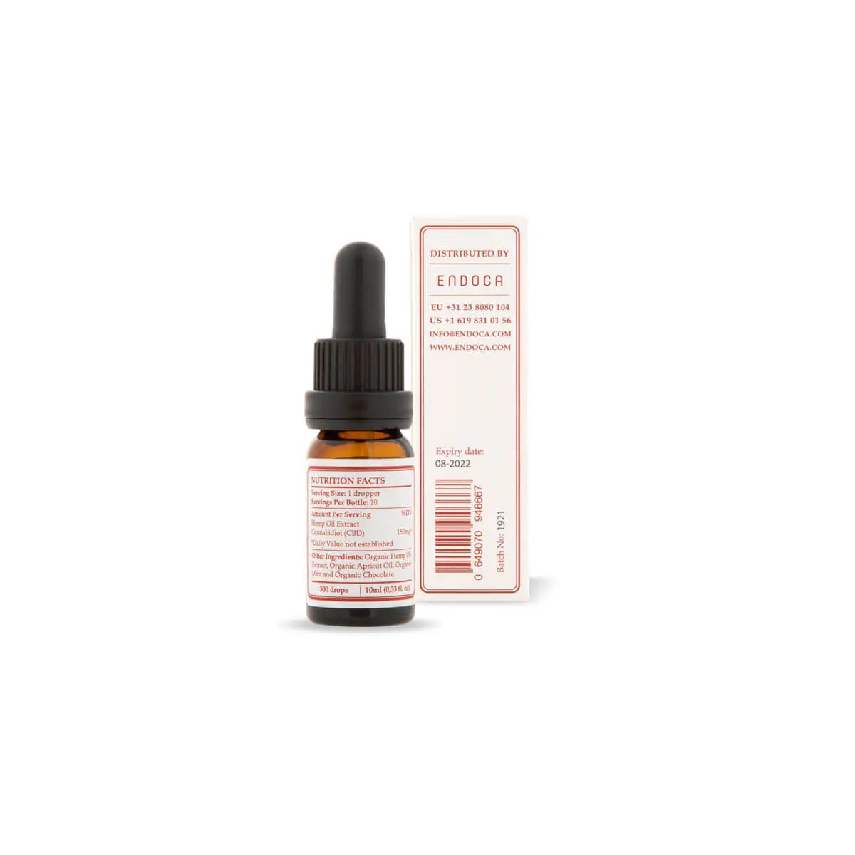 Endoca Chocolate mint CBD oil 150mg/ml