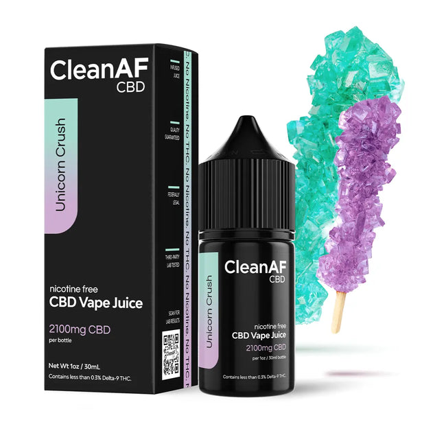 CleanAF CBD Unicorn Crush CBD Vape Juice