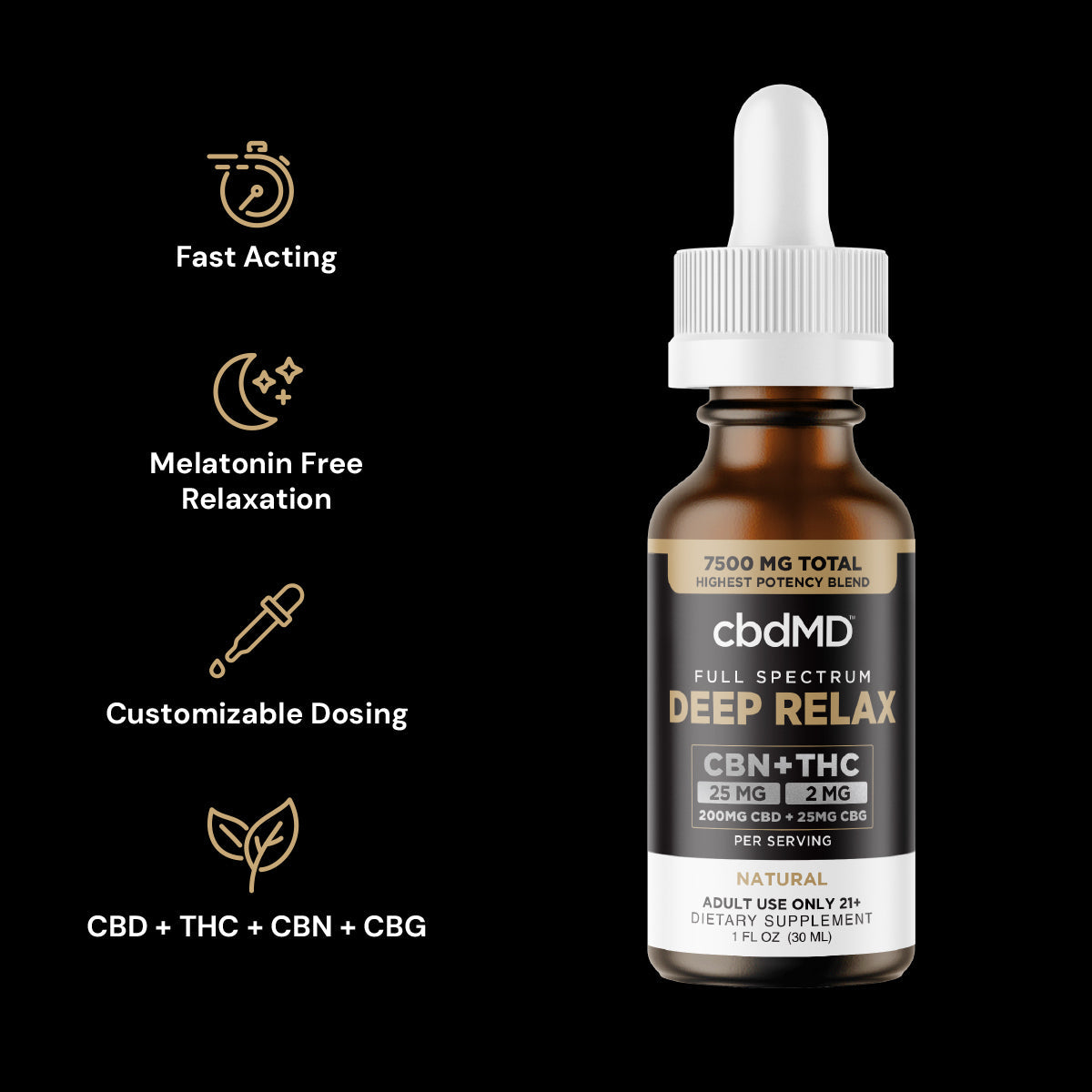 cbdMD Deep Relax Tincture