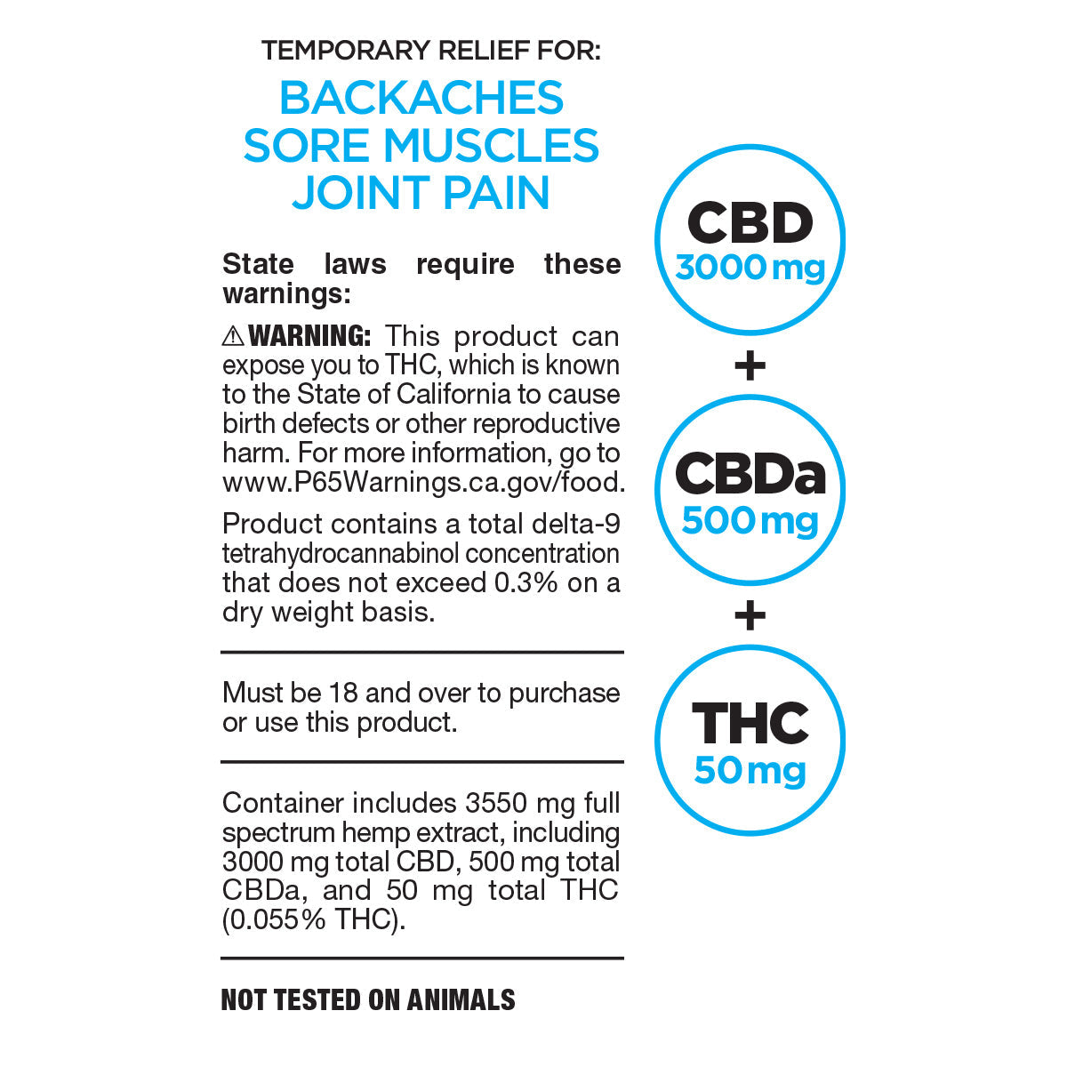 cbdMD Full Spectrum - Inferno Freeze - Roller
