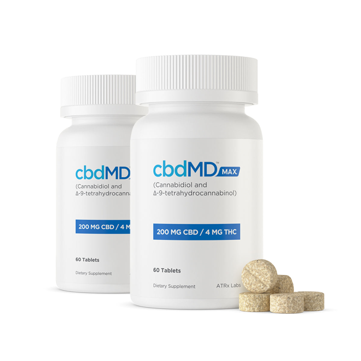 cbdMD Full Spectrum CBD MAX Pain Tablets 60 Count 2-Pack
