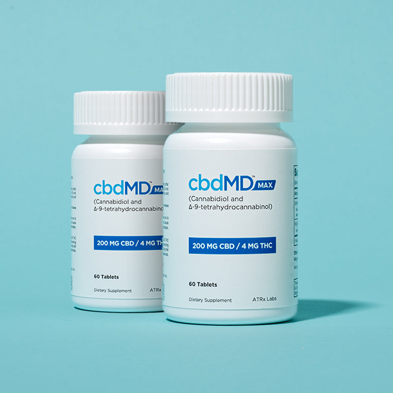 cbdMD Full Spectrum CBD MAX Pain Tablets 60 Count 2-Pack