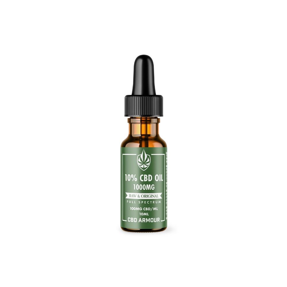 CBD Armour Full Spectrum CBD Oil 10% – RAW & Original Best Sales Price - Tincture Oil