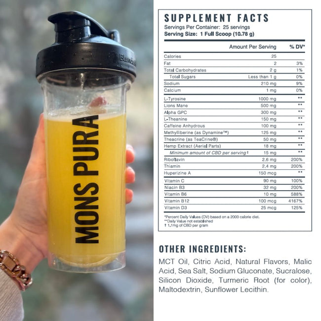 Mons Pura MindFlow: Energy + Cognition