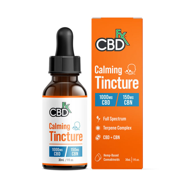 Full Spectrum CBD Oil Tincture for Calming + CBN 1000-6000mg [CBDFX Top Deals]