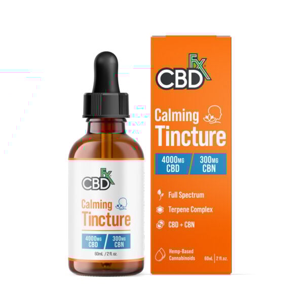 Full Spectrum CBD Oil Tincture for Calming + CBN 1000-6000mg [CBDFX Top Deals]