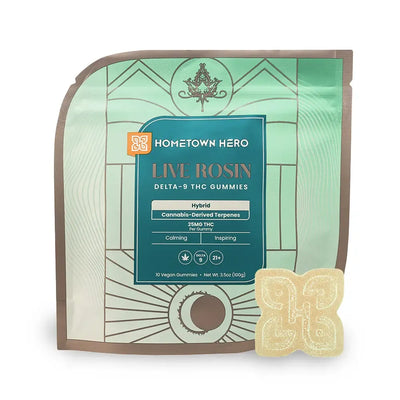 Hometown Hero Live Rosin Delta 9 THC Gummies - 250mg Best Sales Price - Gummies