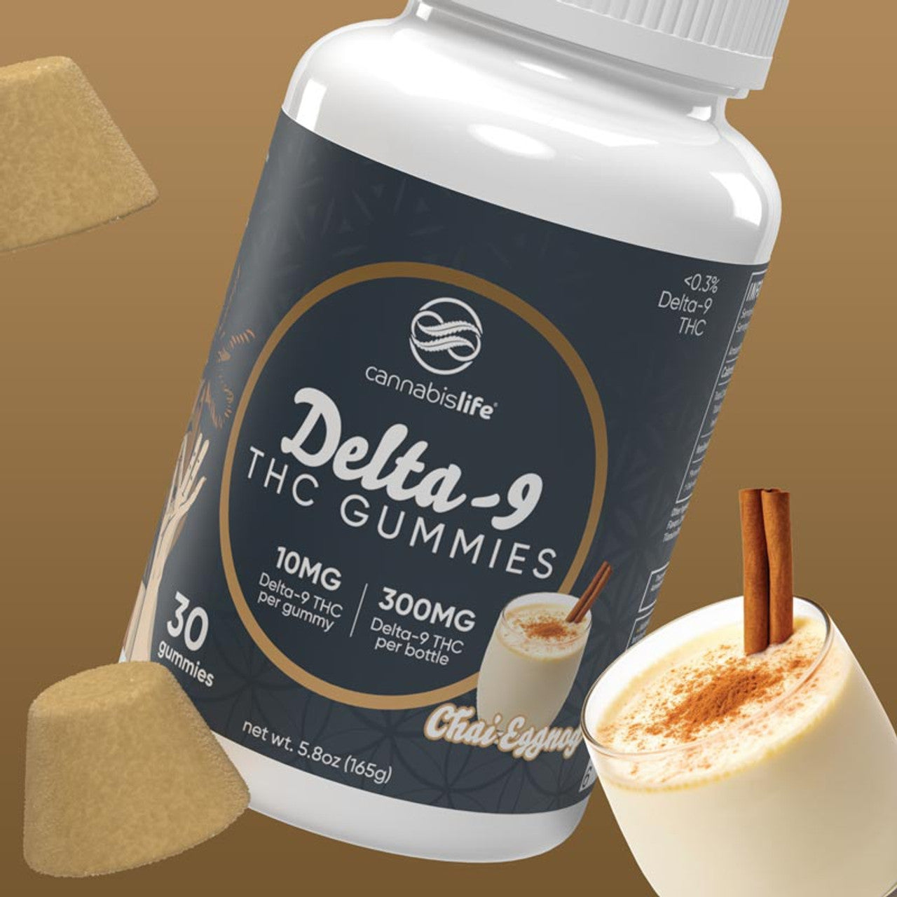 Chai Eggnog Delta 9 Gummies 30ct 300mg