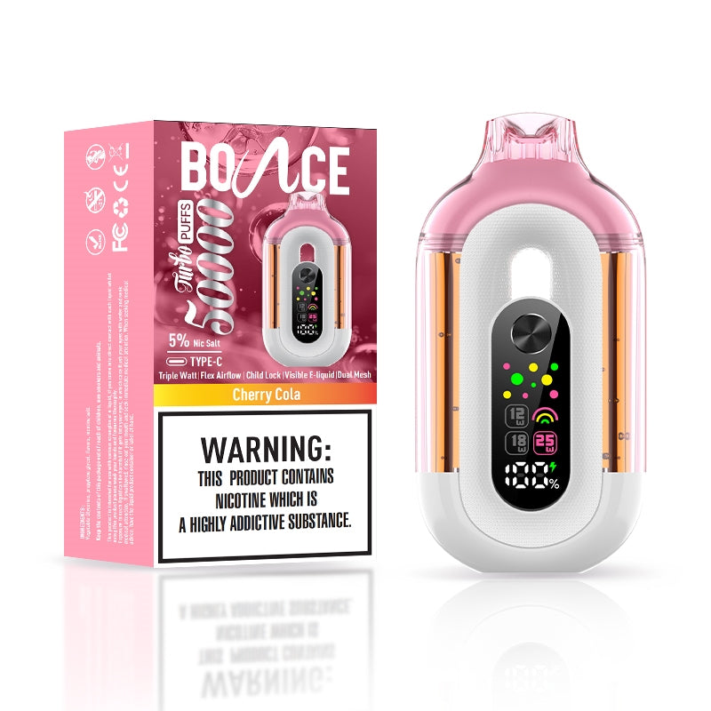 Bounce Turbo 50K Disposable Vape 25W 5%