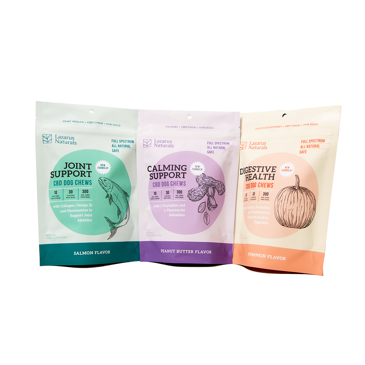 Lazarus Naturals CBD DOG CHEWS, DIGESTIVE HEALTH