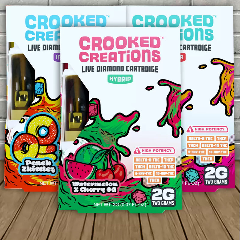 Crooked Creations Live Diamond Cartridge 2g Best Sales Price - Vape Cartridges