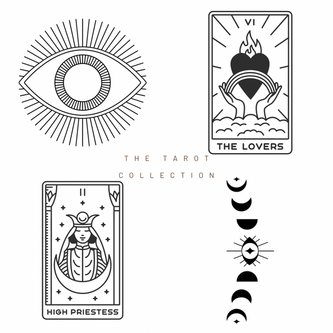 CBD temporary tattoos - The Tarot Collection Best Sales Price - Lifestyle