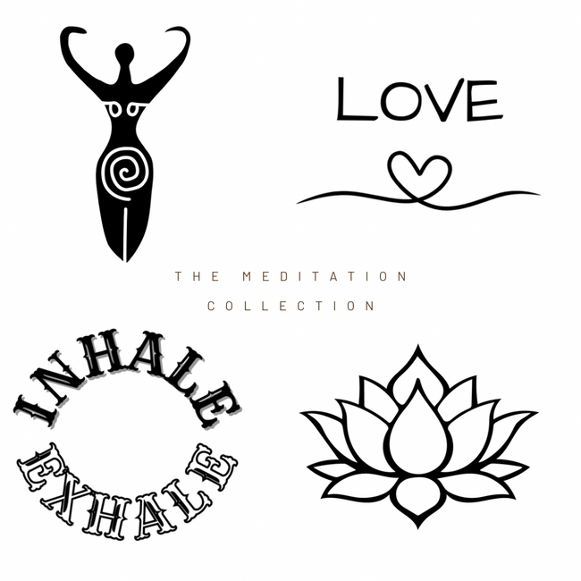 CBD temporary tattoos - The Meditation Collection Best Sales Price - Lifestyle