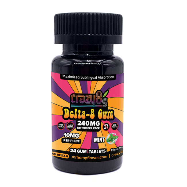 Delta 8 Gum – 10mg D8 THC Chewing Gum