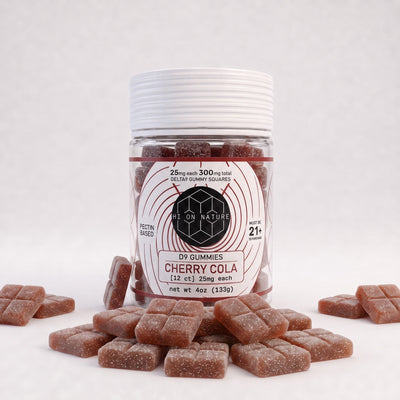 300mg D9 Gummy Squares- Pectin Based Infused Hemp Extract Edibles *4 Flavors* Best Sales Price - Edibles