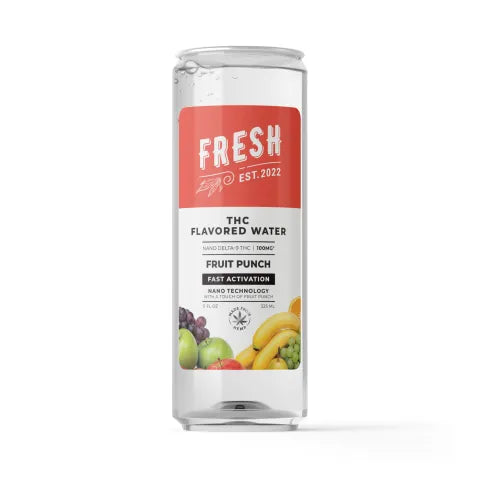 D9 Nano Fruit Punch THC Water - 200mg - Fresh Best Sales Price - Seltzers