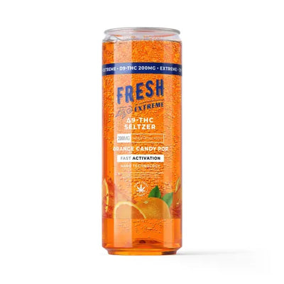 D9 Nano Orange Candy Pop THC Seltzer - 200mg - Fresh Best Sales Price - Seltzers