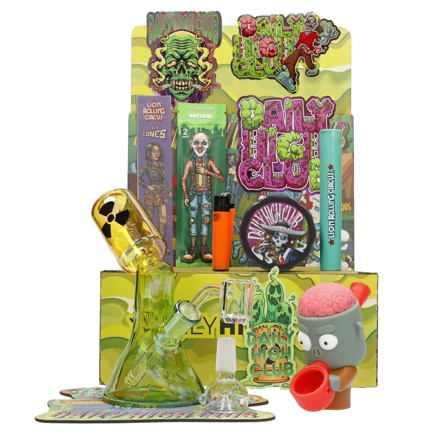 "Radioactive Wasteland" Smoking Box by Daily High Club DHC