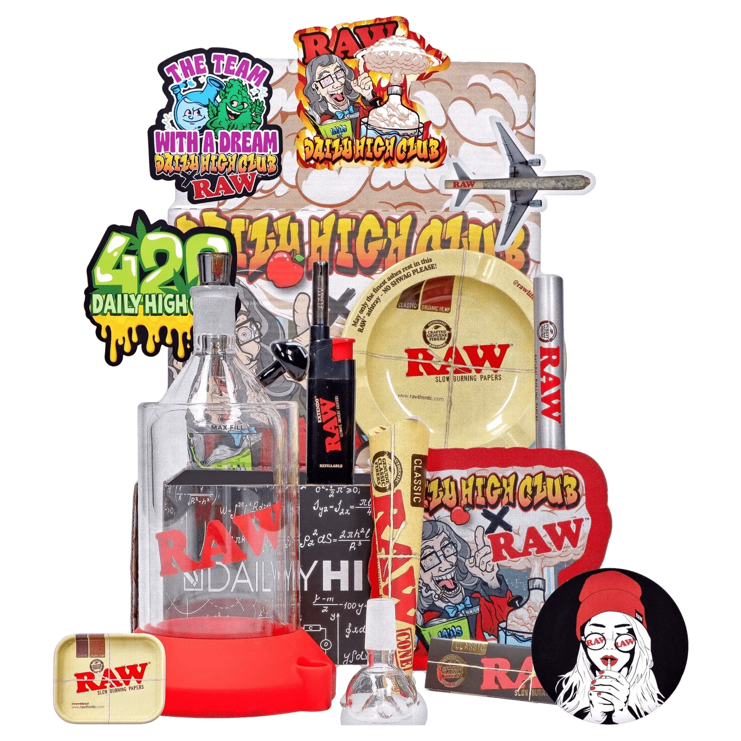 DHC x RAW Chronic Collab Smoking Box 2025 April Best Sales Price - Bundles