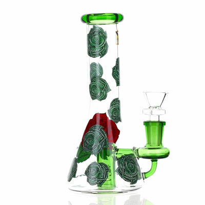 Daily High Club x Erick Khan "Rose Beaker" Bong Best Sales Price - Bongs