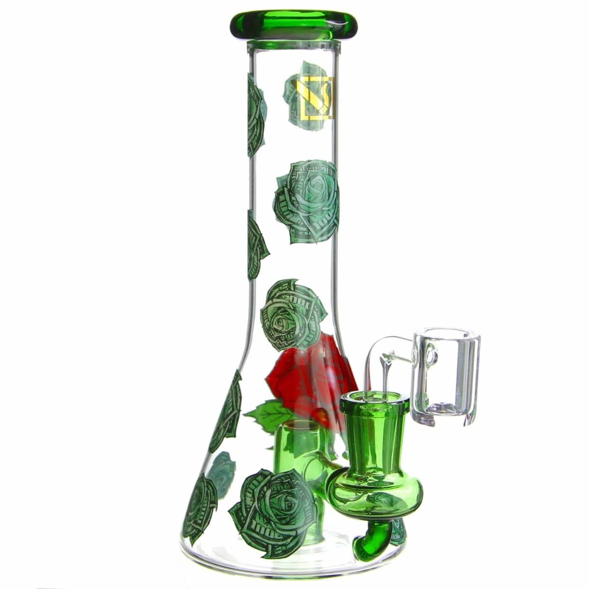 Daily High Club x Erick Khan "Rose Beaker" Dab Rig Best Sales Price - Bongs