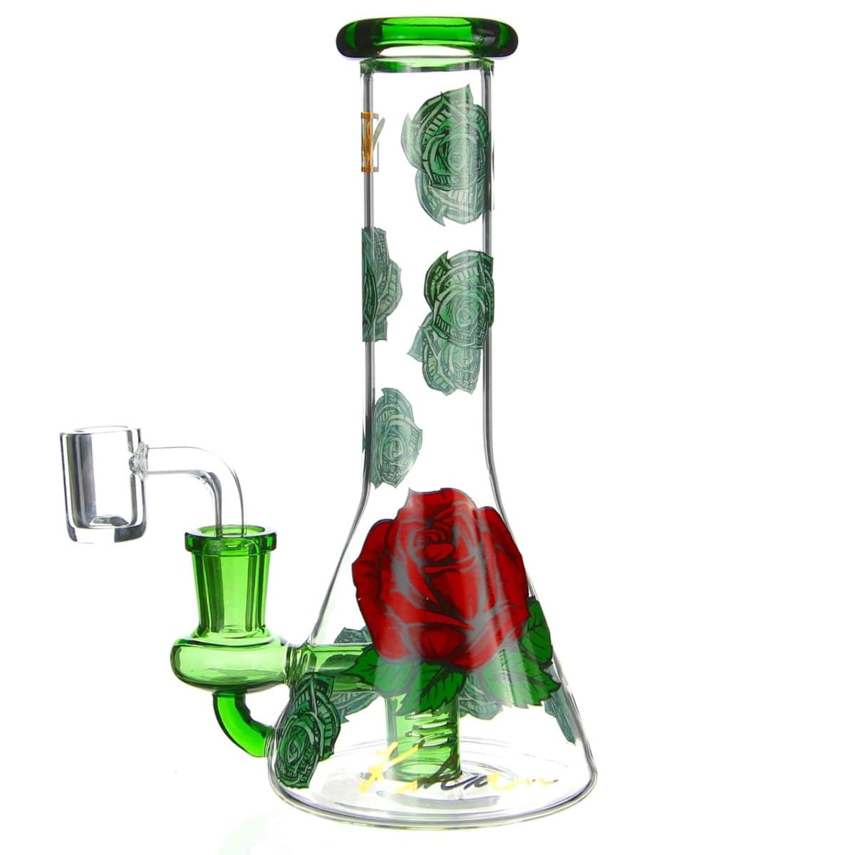 Daily High Club x Erick Khan "Rose Beaker" Dab Rig Best Sales Price - Bongs