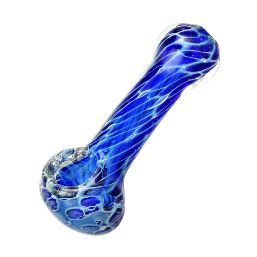 Cellular Glass Spoon Pipe - 4" / Colors Vary
