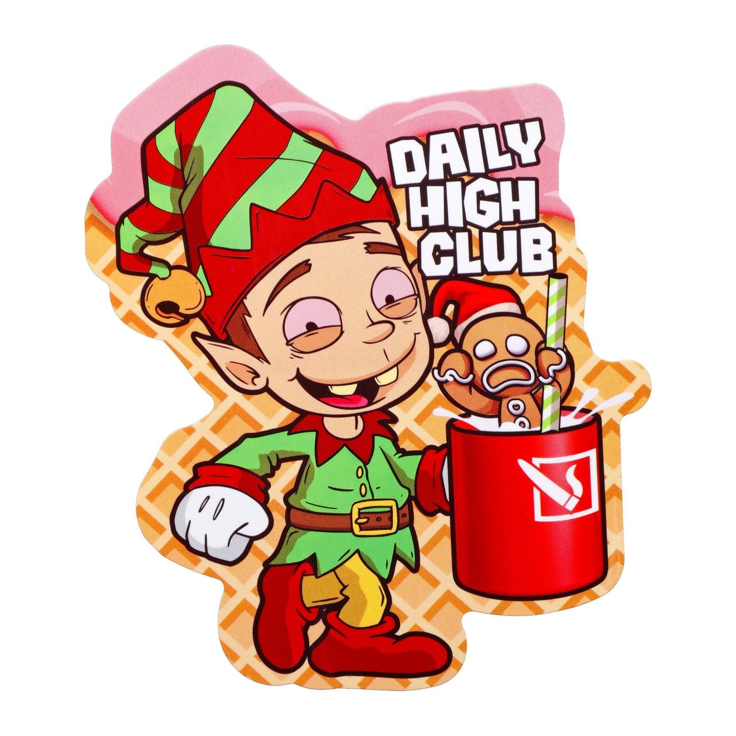 "Happy Holiblaze" Smoking Box by Daily High Club DHC