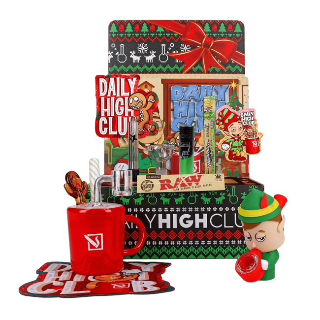 "Happy Holiblaze" Smoking Box by Daily High Club DHC