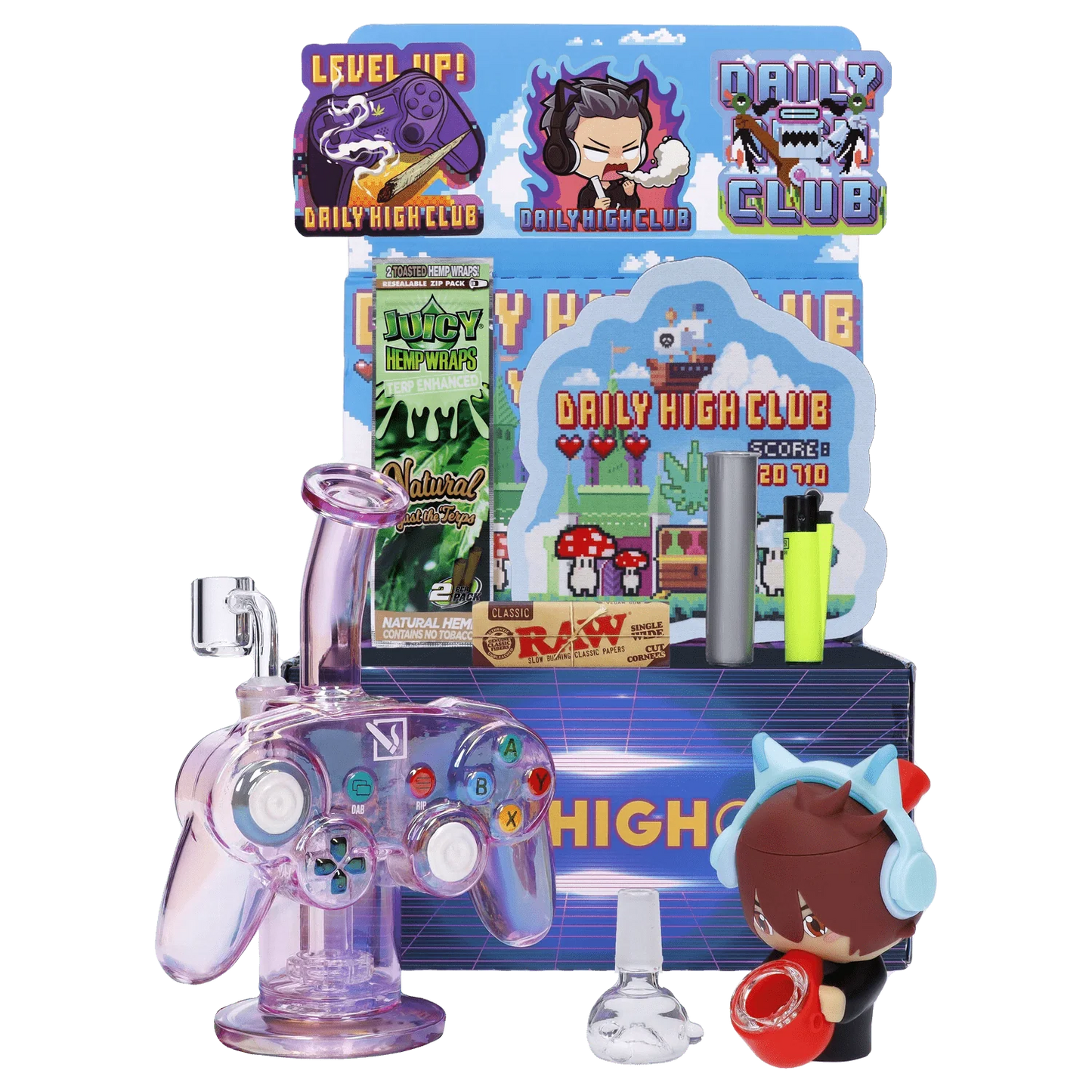 "Level Up" Smoking Box by Daily High Club DHC