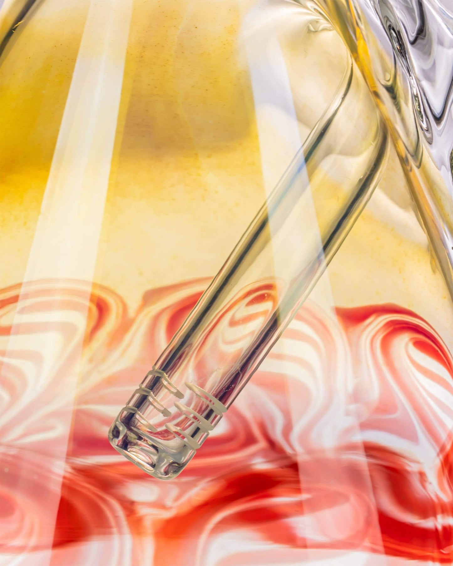 Dank Stop 34" Super Tall Fumed Raked Beaker Bong