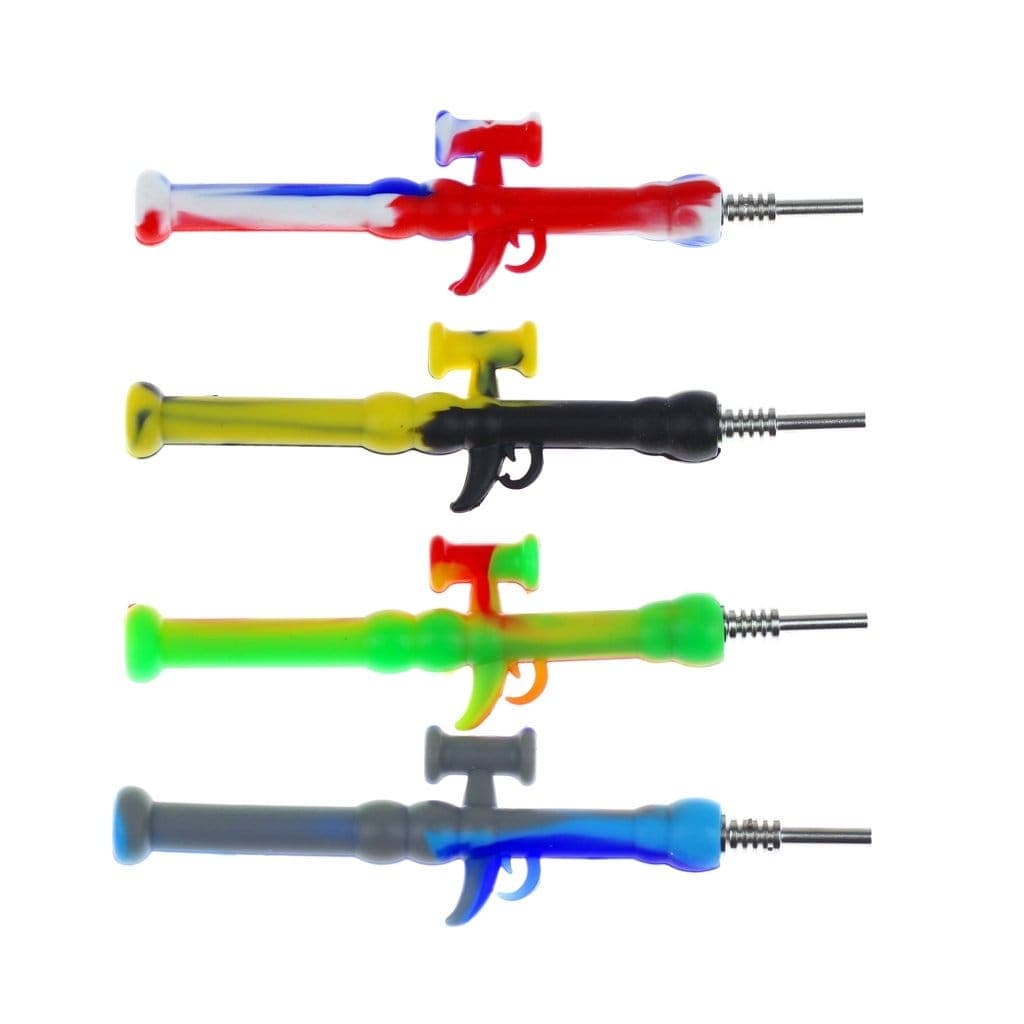 Assorted Silicone Dab-zooka Dab Straw