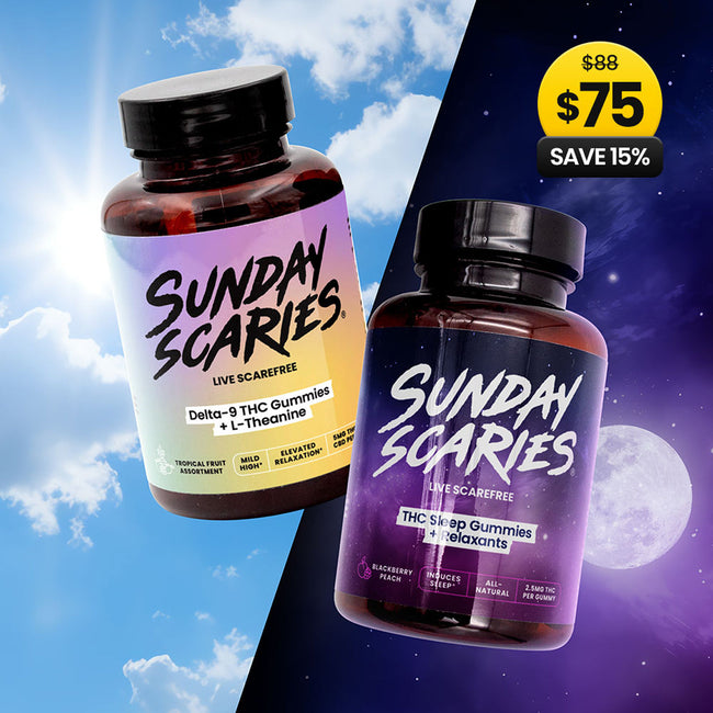 Sunday Scaries Day & Night THC Gummies Bundle