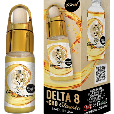 RA Royal CBD | Delta 8 THC + CBD Vape Juice - 10mL Best Sales Price - eJuice