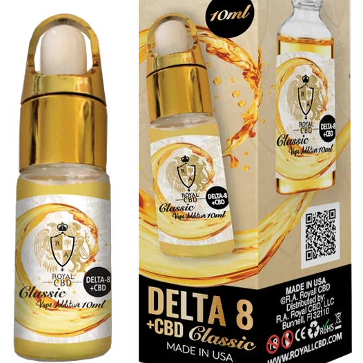 RA Royal CBD | Delta 8 THC + CBD Vape Juice - 10mL Best Sales Price - eJuice