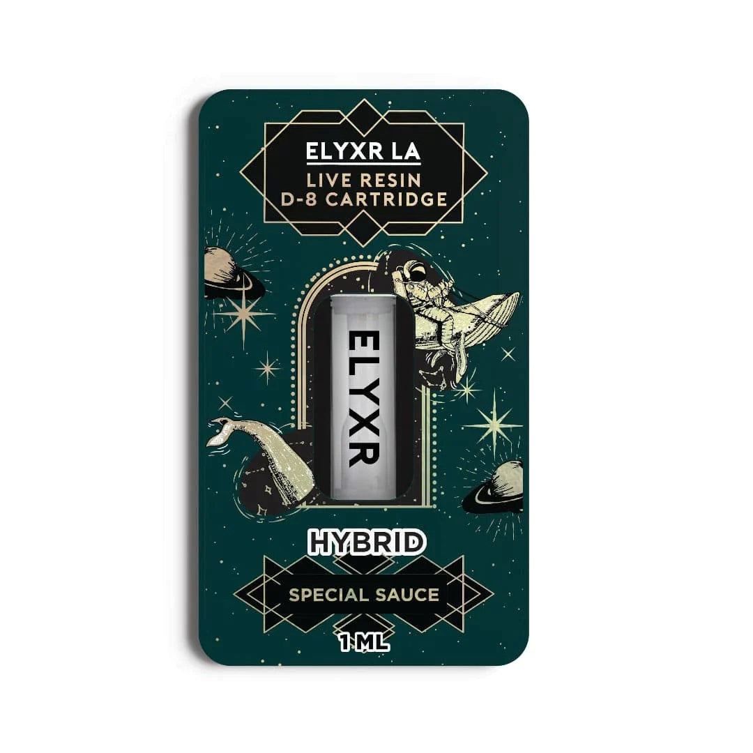 Elyxr Live Resin Delta 8 Cartridge 1 Gram (1000mg) Best Sales Price - Vape Cartridges