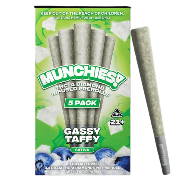 Delta Munchies THC-A Pre Rolls 5G | 5ct