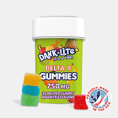 Dank Lite | Assorted Delta 9 THC Gummies - 750mg Best Sales Price - Gummies