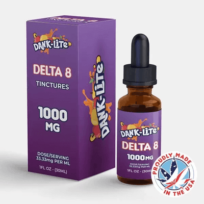 Dank Lite | Premium Delta 8 THC Tincture - 1000mg Best Sales Price - Tincture Oil