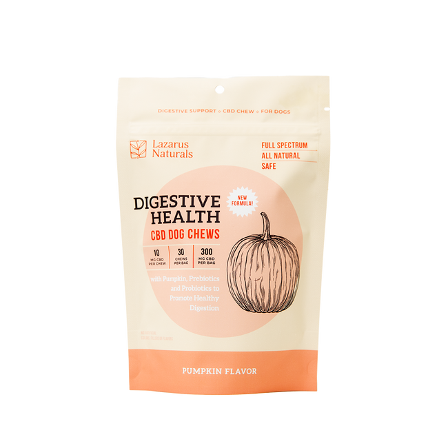 Lazarus Naturals CBD DOG CHEWS, DIGESTIVE HEALTH