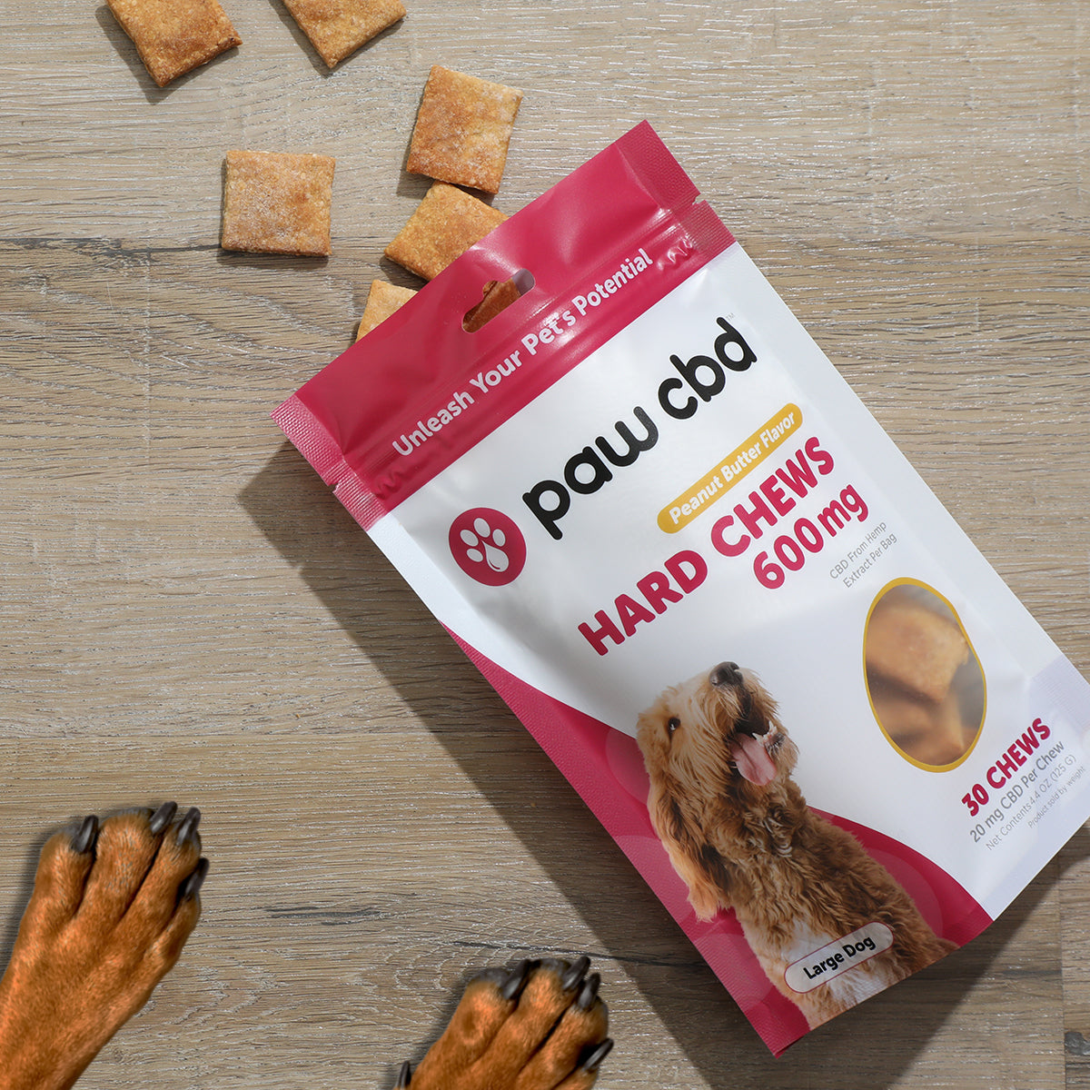 Paw CBD Broad Spectrum CBD Dog Hard Chews