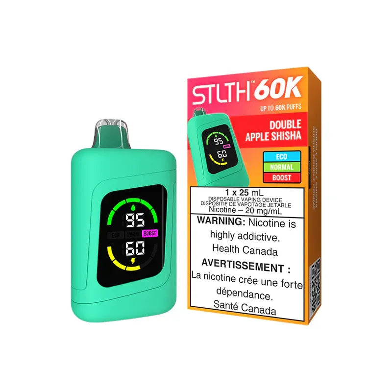 Double Apple Shisha STLTH 60K Disposable Vape