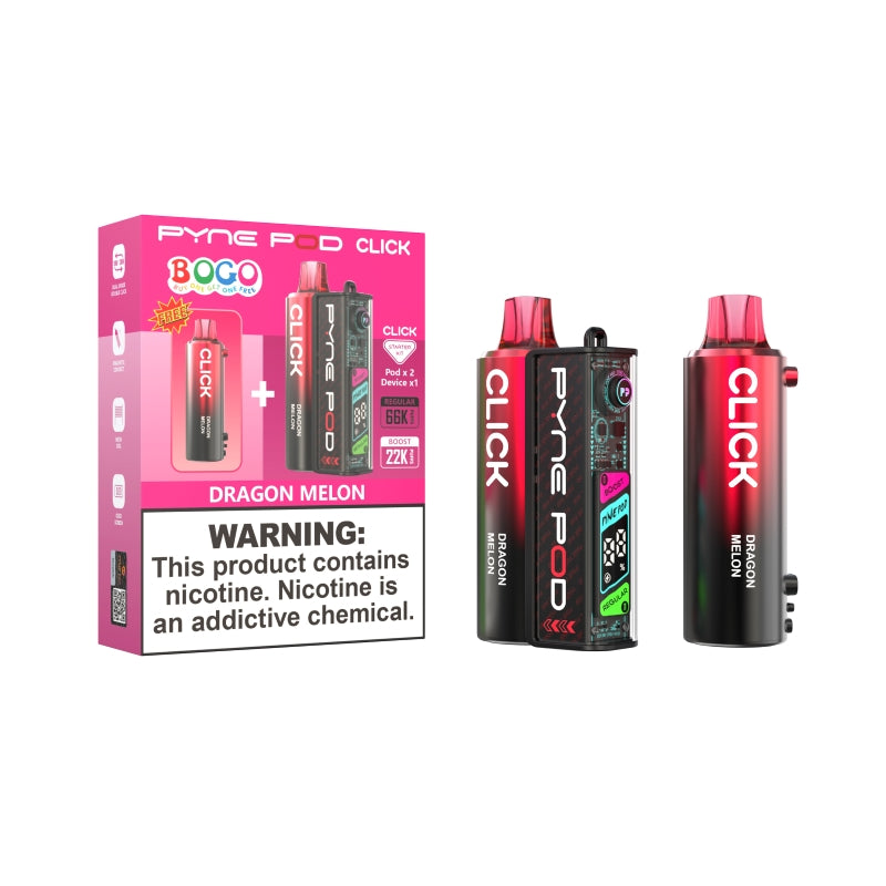 Pyne Pod Click 66K Disposable Vape Starter Kit 5% (66000 puffs)