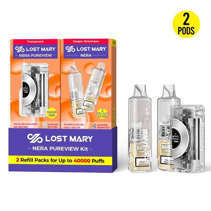 Lost Mary Nera Pureview 40K Disposable Vape 5% (40000 Puffs)